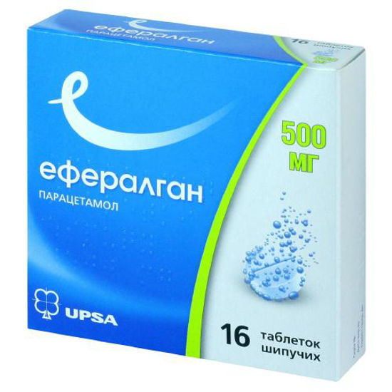 Ефералган таблетки 500 мг №16